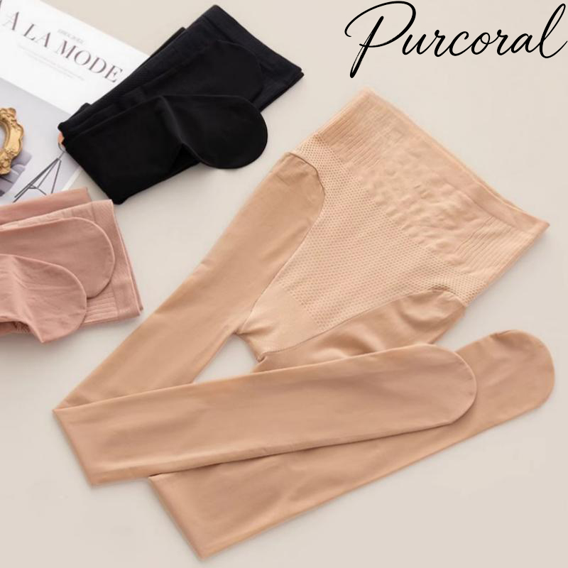 Tights Pantyhose Sheer - Meia-calça feminina modeladora com controle de