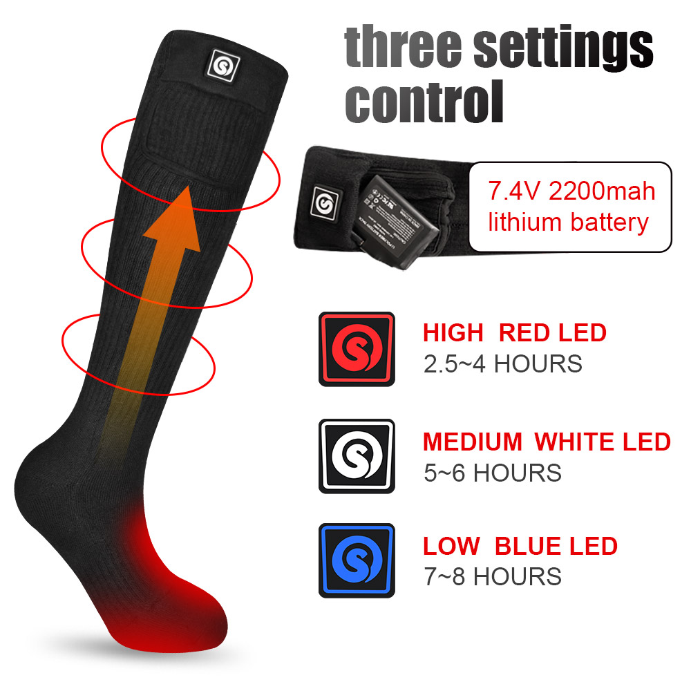 SAVIOR Meias Térmicas Aquecida - Thermal Sock Winter avaliação e preço